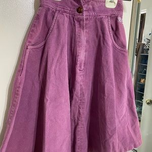 VINTAGE girls Izod Lacoste Corduroy Skirt